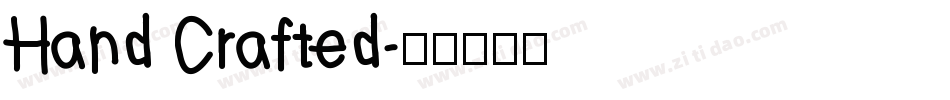 Hand Crafted字体转换